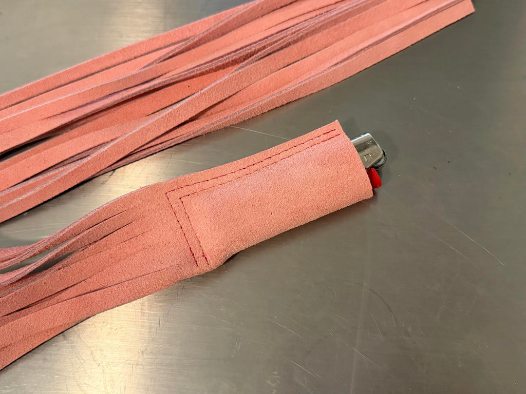 Pink Suede Lighter Case