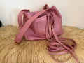 Baby Pink Leather Shoulder Bag