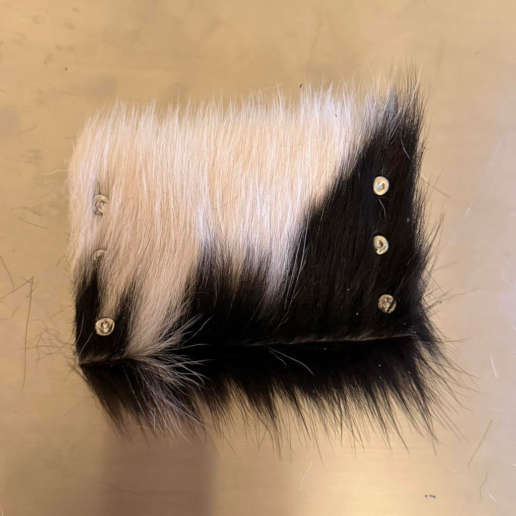 Black and White Cowhide Cardholder
