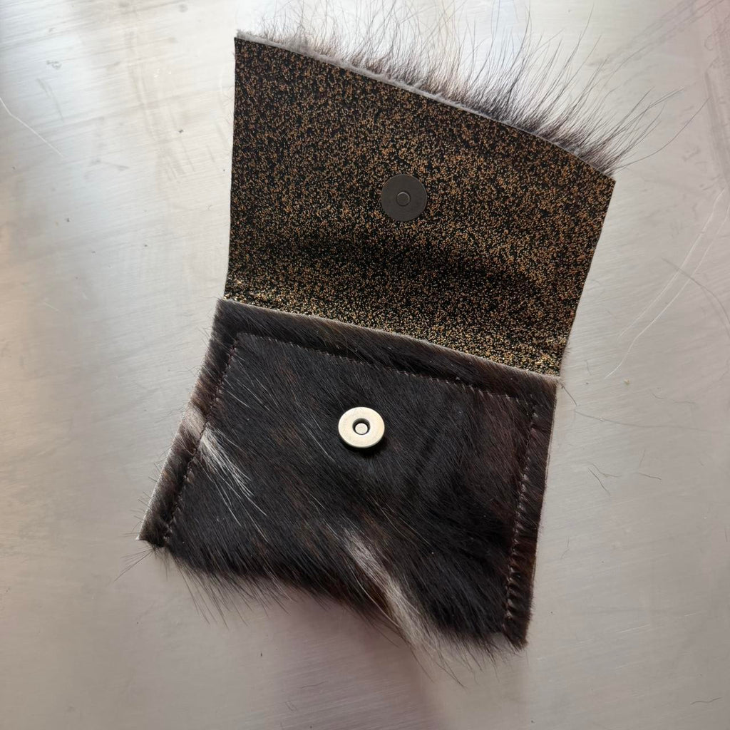 Brown Cowhide Cardholder
