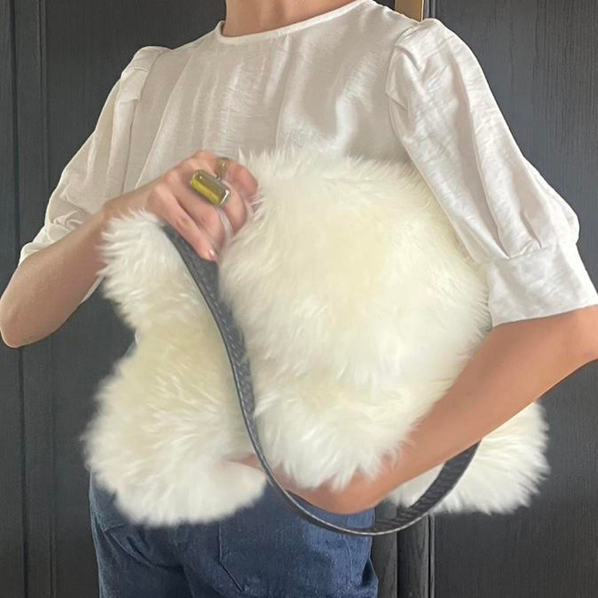 Sheepskin Shoulder Bag
