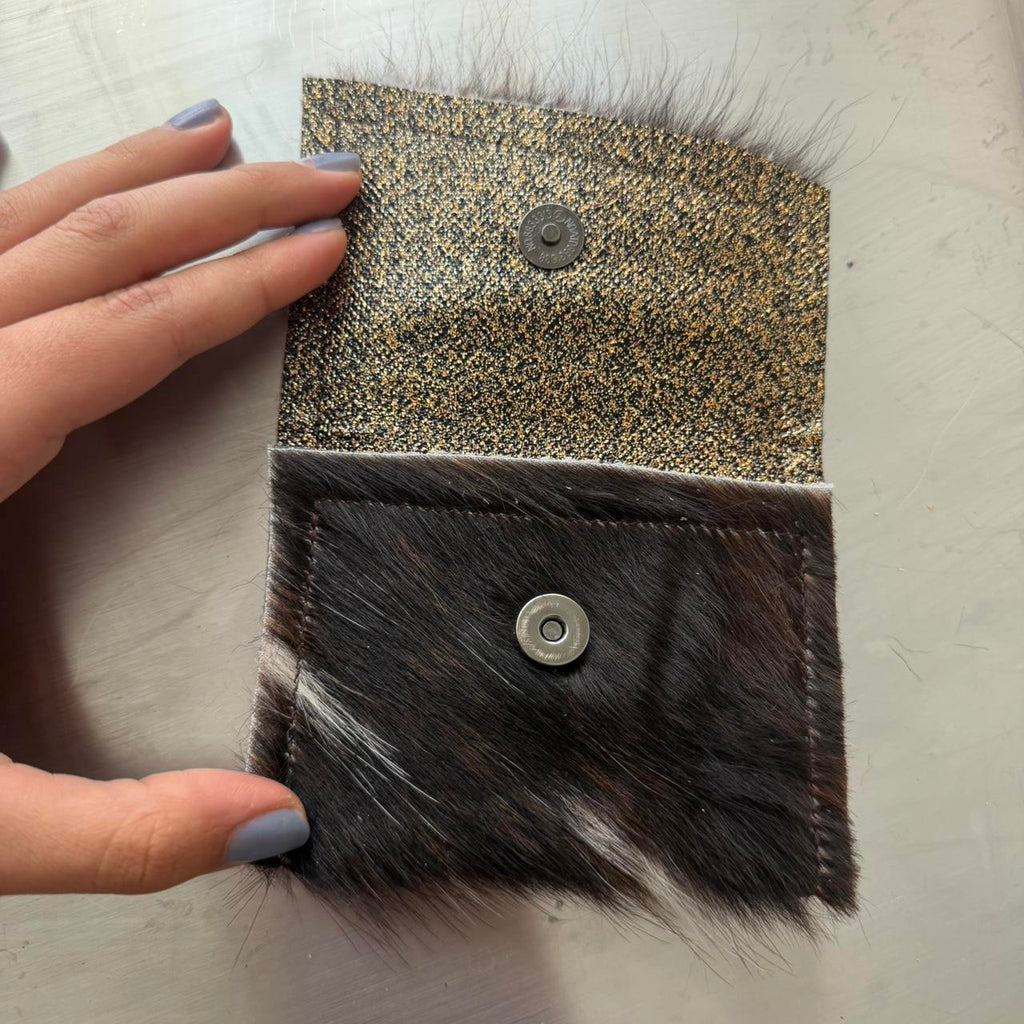 Brown Cowhide Cardholder